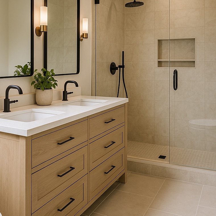 Powder Room Updates for Bathroom Remodel in Berkeley
