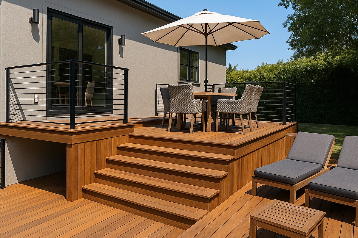 Railings and Stairs for Deck in Castro Valley