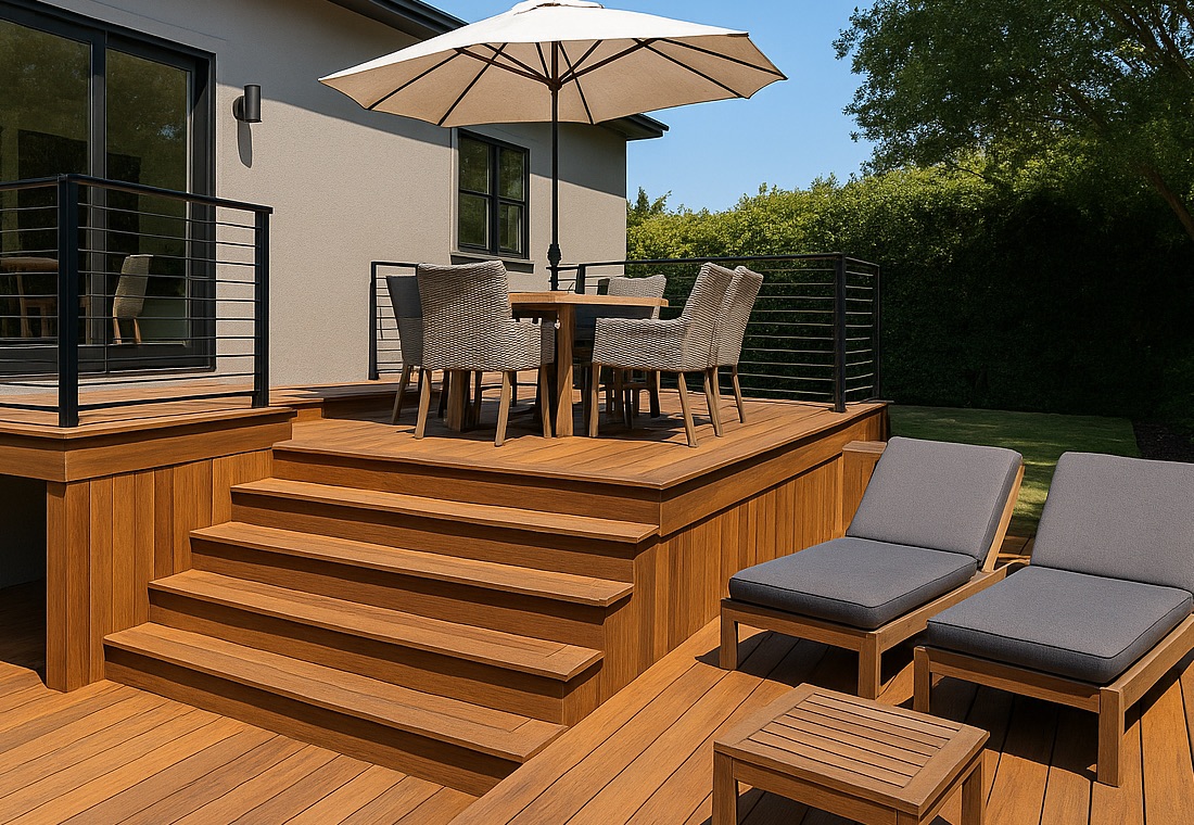 Wood Decking for Deck in Castro Valley